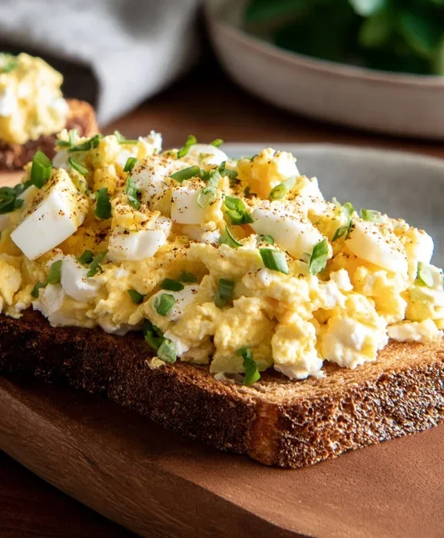 Egg Salad with Cottage Cheese - no mayo!