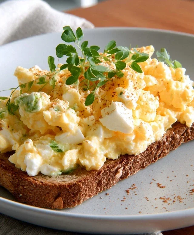 Egg Salad with Cottage Cheese - no mayo!
