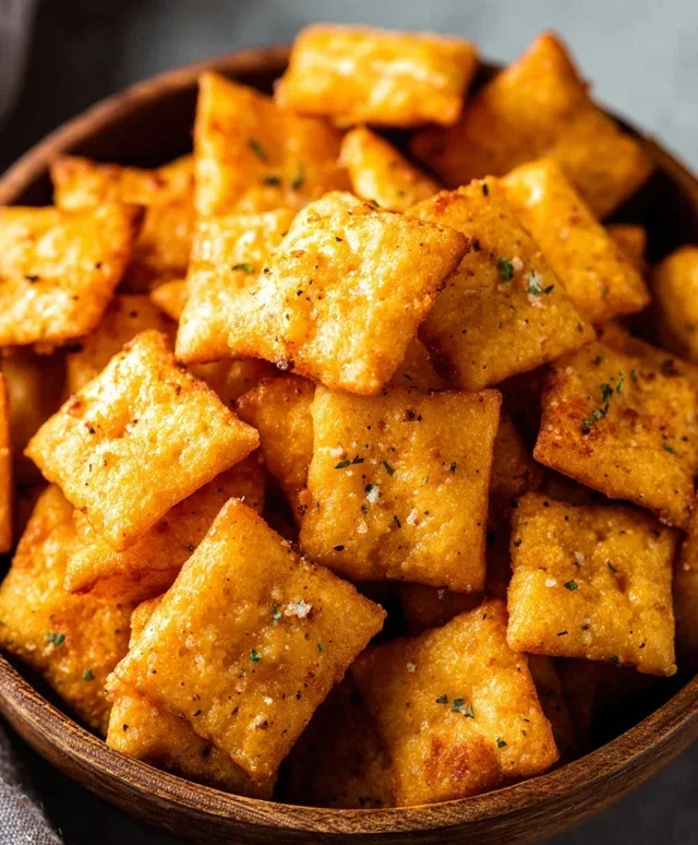 Homemade Cheez Its