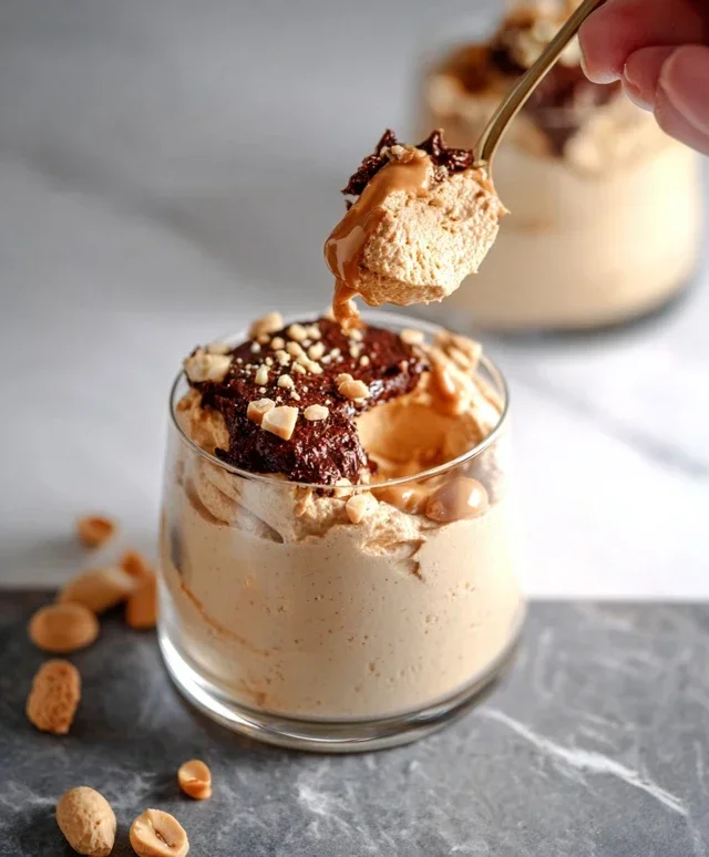 Cottage Cheese Peanut Butter Mousse