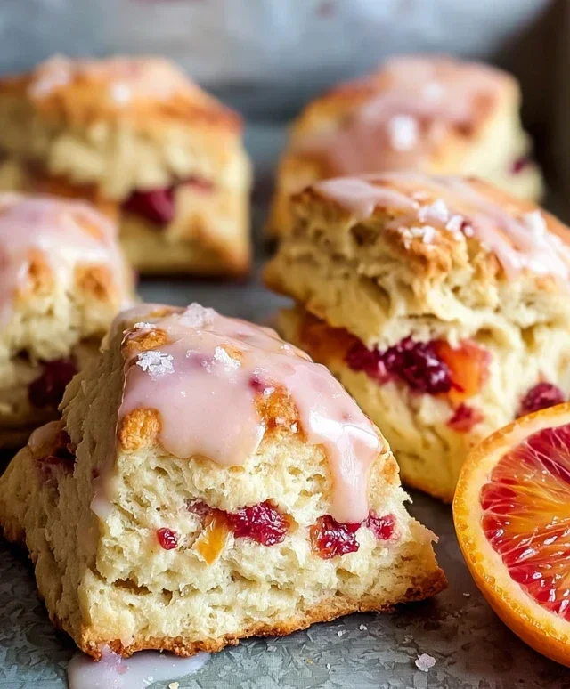 Blood Orange Scones