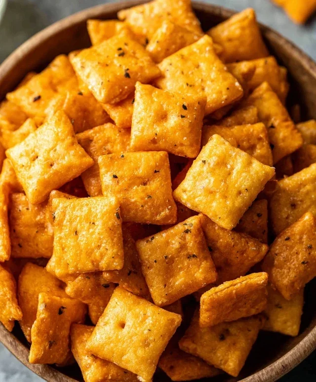 Homemade Cheez Its