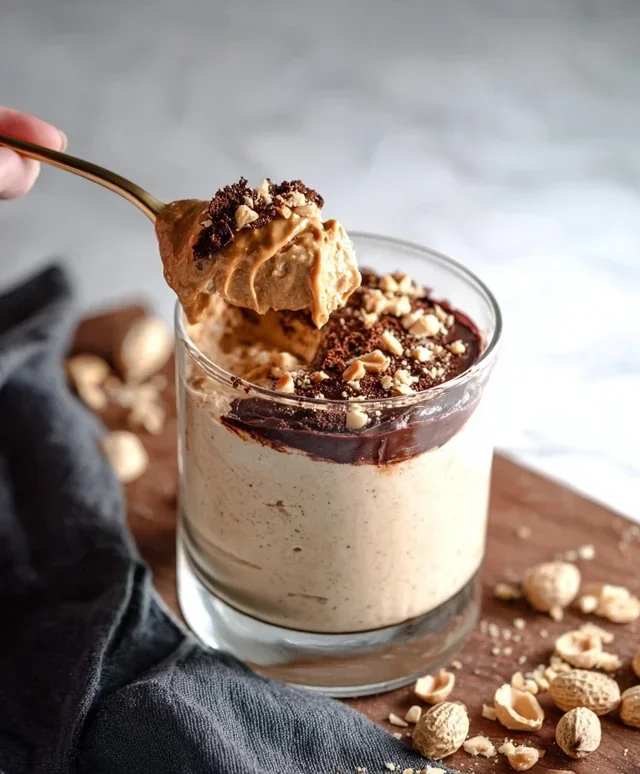 Cottage Cheese Peanut Butter Mousse