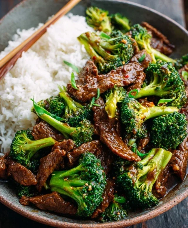 Chinese Beef and Broccoli (牛肉炒西兰花)