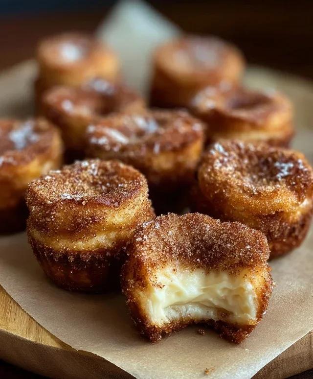 Churro Cheesecake Bites