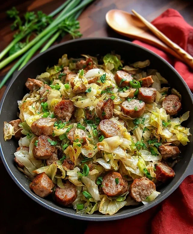 Easy Sausage and Cabbage Stir Fry