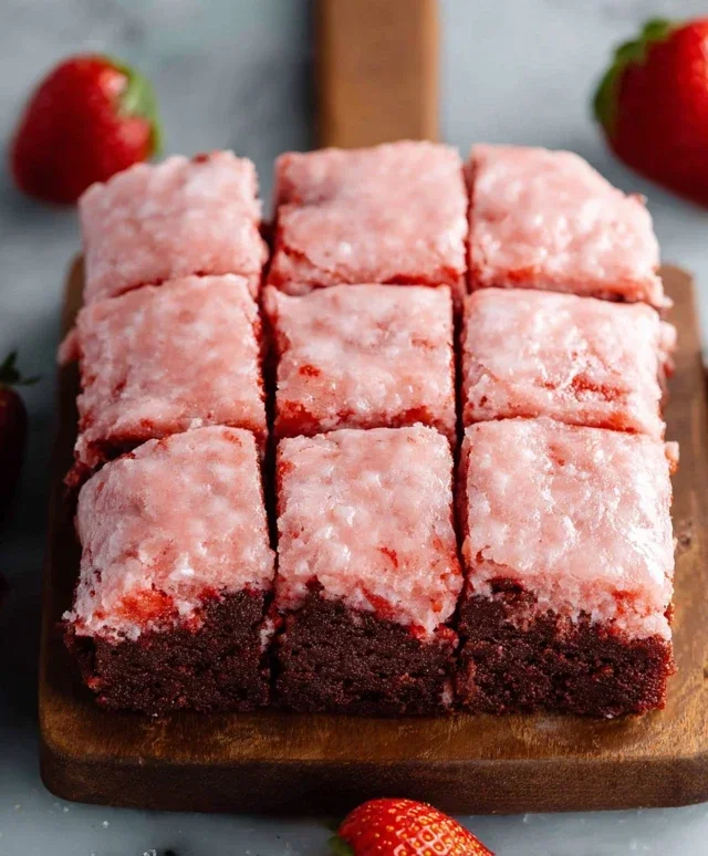 Strawberry Brownies