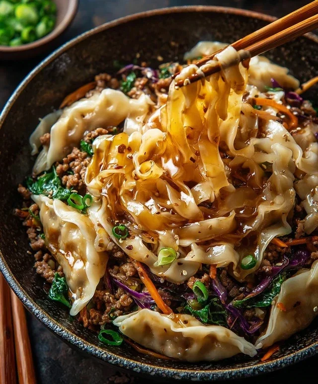 Potsticker Noodle Bowl