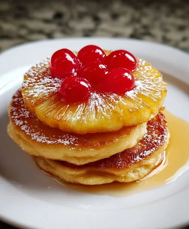 Pineapple Upside-Down Pancakes