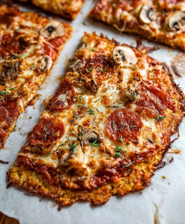 Chicken Crust Pizza (Easy Low Carb Recipe)
