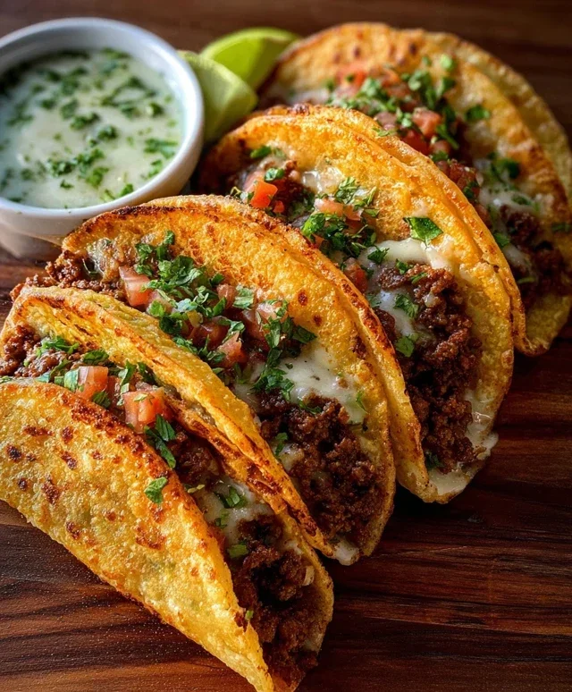 Crispy Ground Beef Tacos