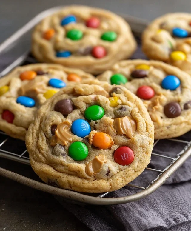Peanut Butter M&M Cookies
