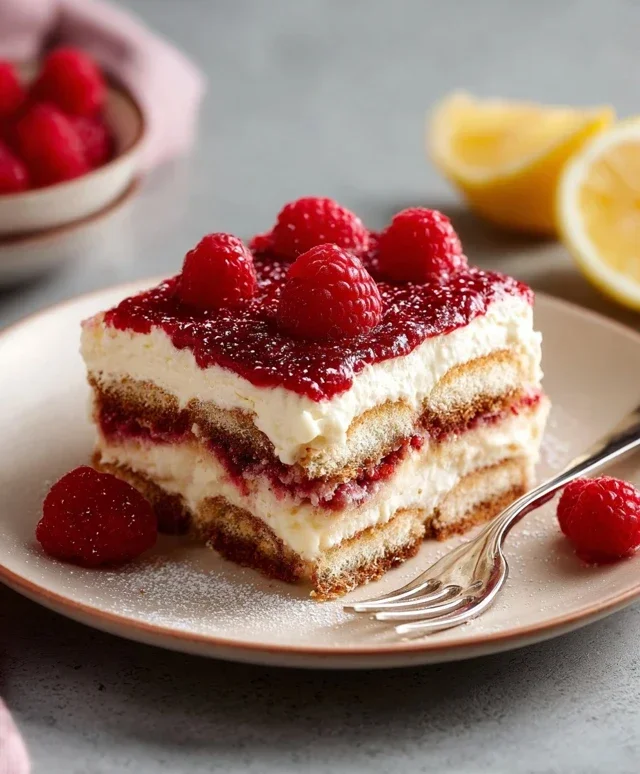 Raspberry Tiramisu