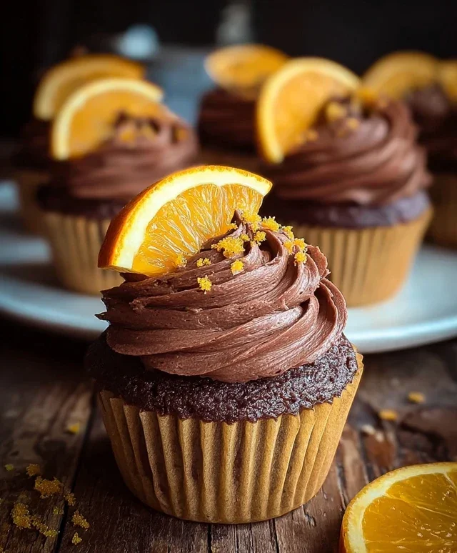 Orange Chocolate Cupcakes