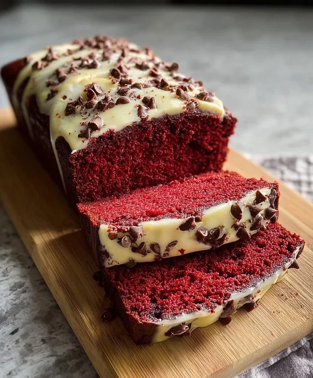 Red Velvet Banana Bread
