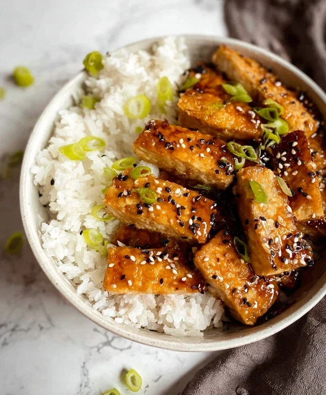 Honey Garlic Tofu