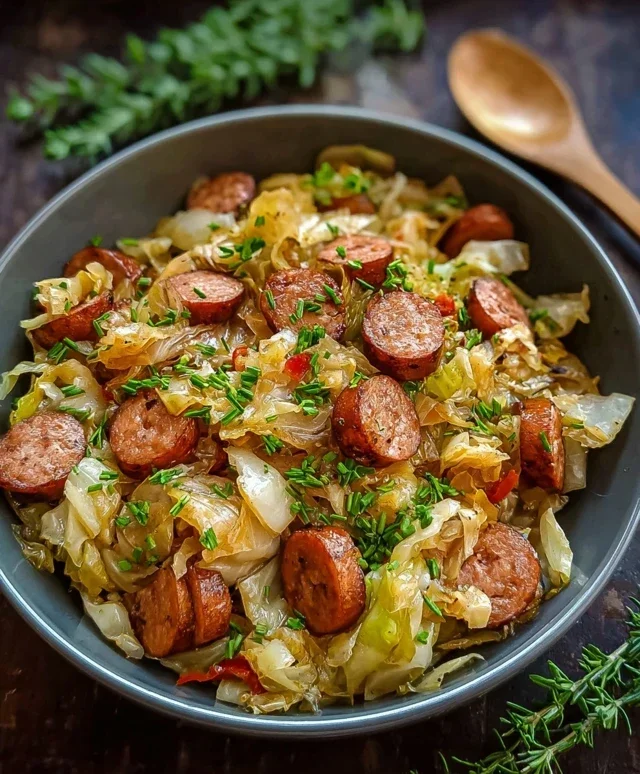 Easy Sausage and Cabbage Stir Fry