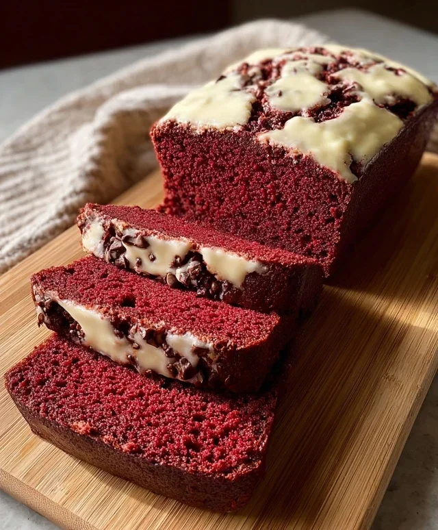 Red Velvet Banana Bread