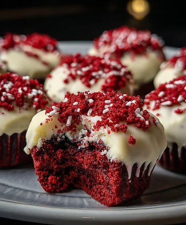 Cookies & Cream Red Velvet Bites