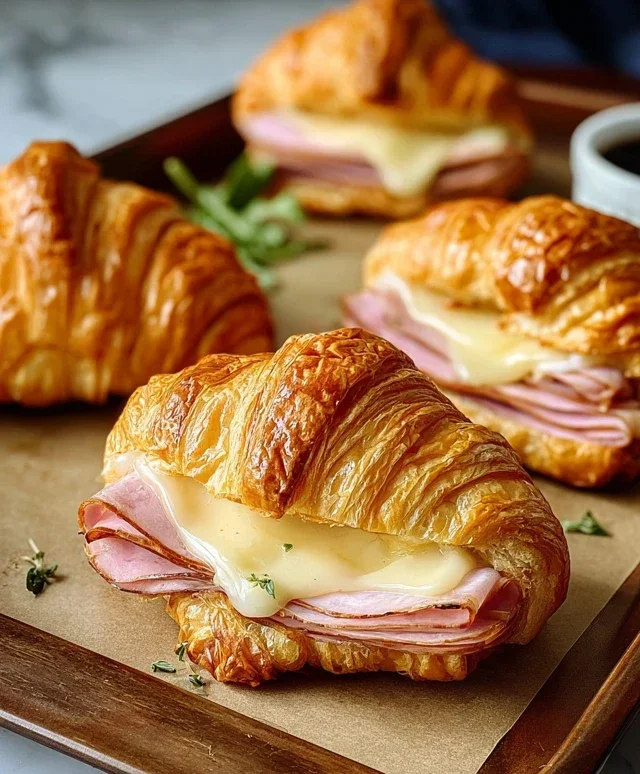 Turkey & Beef Beef Ham Croissant Melts