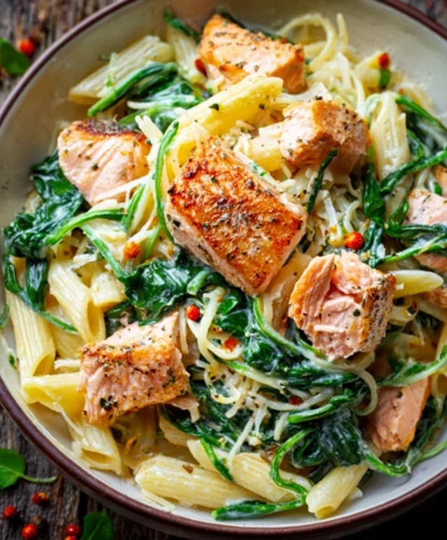 Salmon Spinach Pasta Dish: A Delicious and Nutritious Recipe to Try Today
