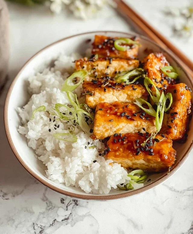 Honey Garlic Tofu