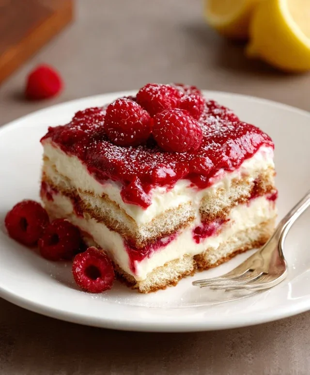 Raspberry Tiramisu