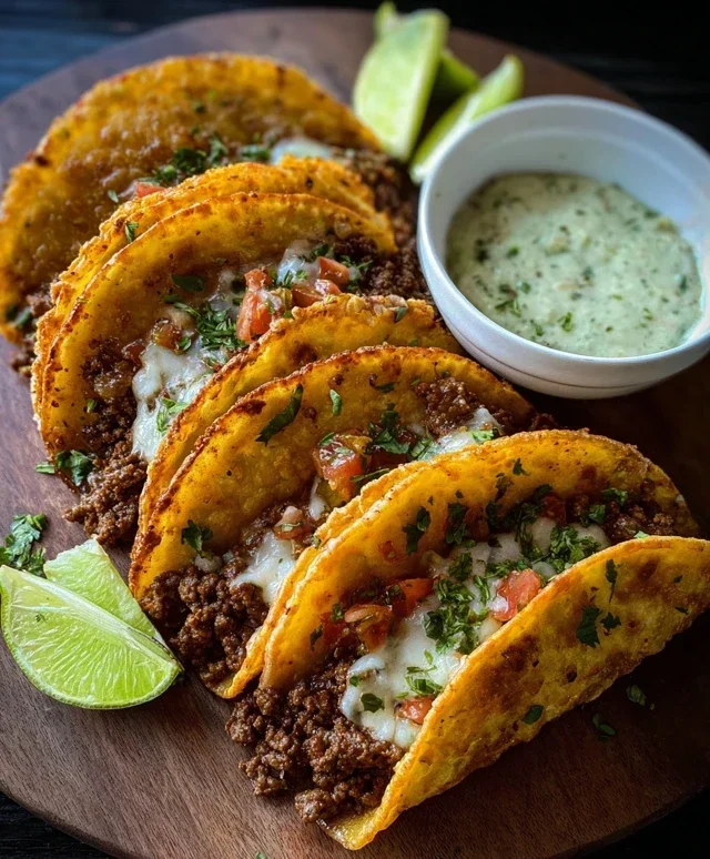 Crispy Ground Beef Tacos