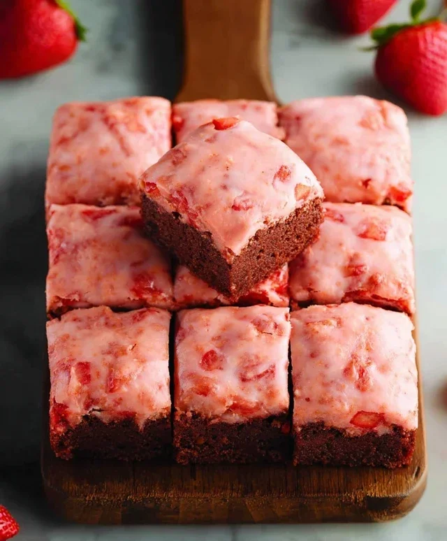Strawberry Brownies