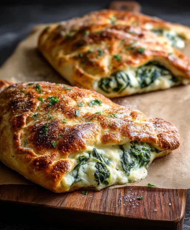 Ricotta Spinach Calzones