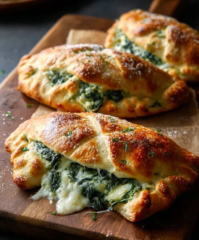 Ricotta Spinach Calzones