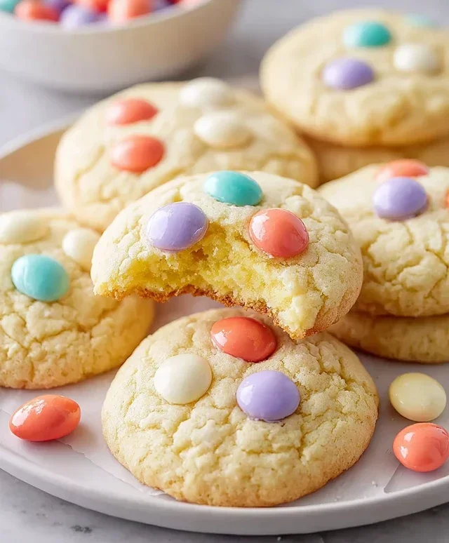 Easter Cake Mix Cookies