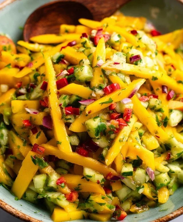 Cucumber Radish Salad w/ Yogurt Dill Dressing