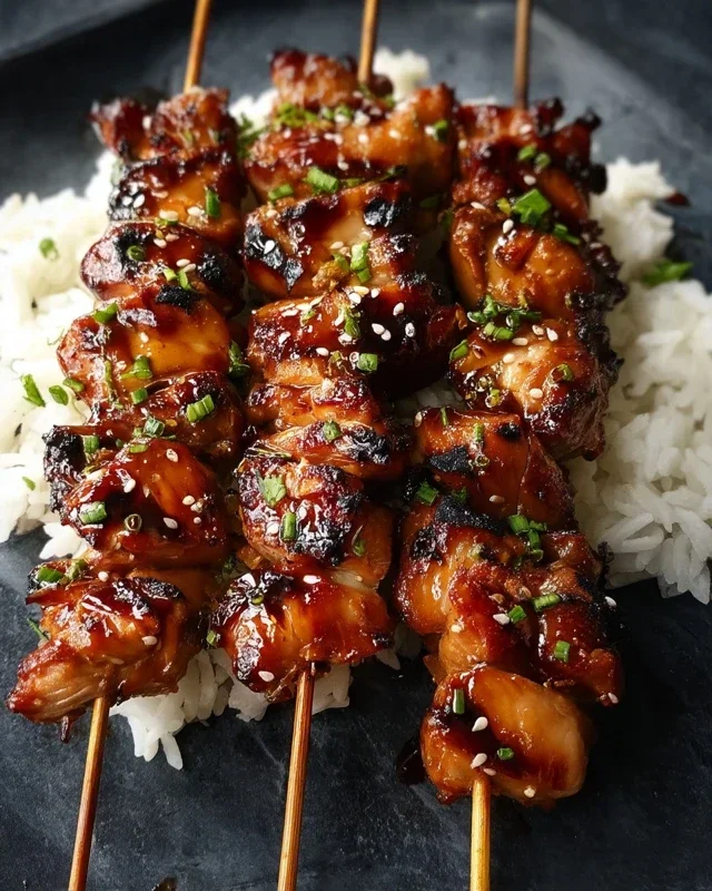 Teriyaki Chicken Skewers