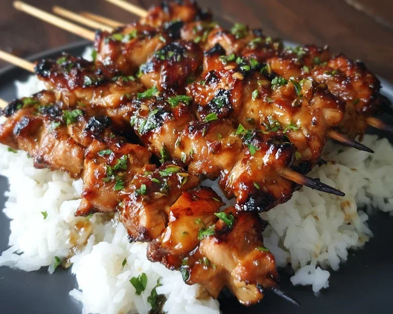 Teriyaki Chicken Skewers