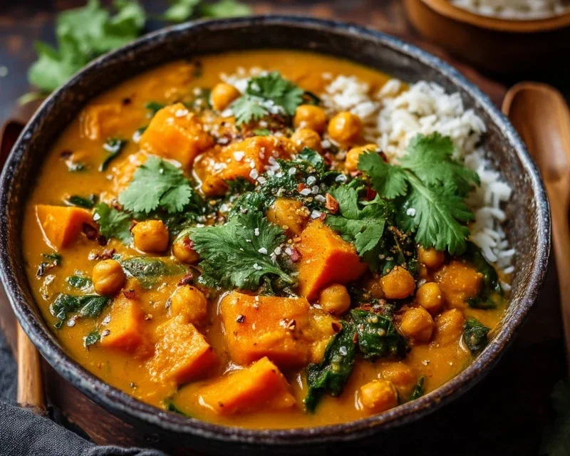 Sweet Potato and Chickpea Curry