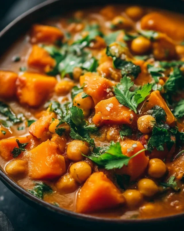 Sweet Potato and Chickpea Curry