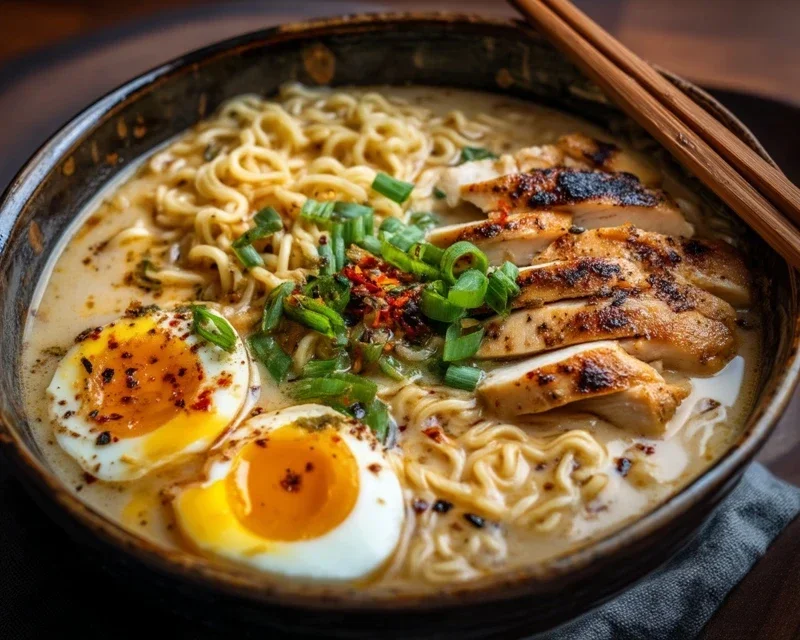 Creamy Garlic Chicken Ramen: An Incredible Ultimate Recipe