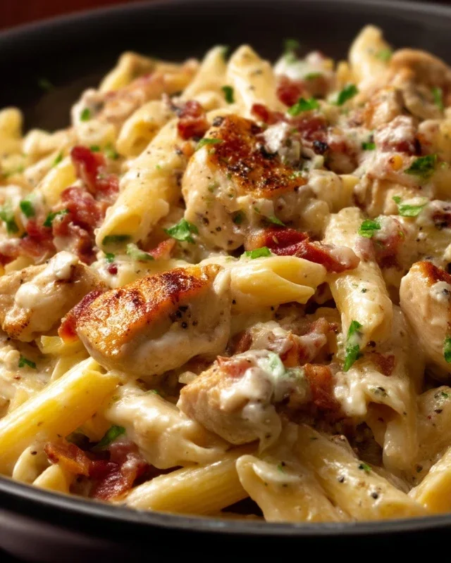 Chicken Beef Beef Bacon Ranch Pasta