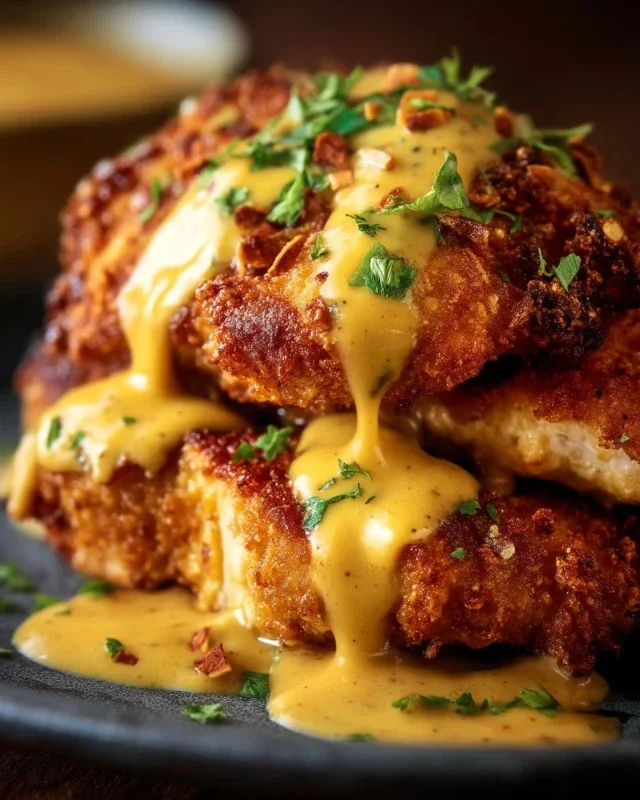 Pretzel Chicken with Mustard-Cheddar Sauce: An Amazing Ultimate Recipe