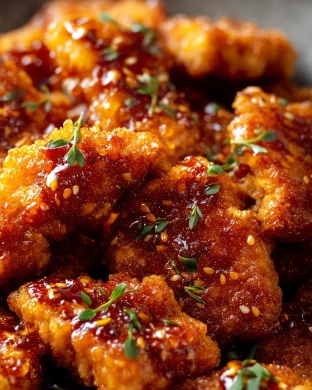 Baked Crunchy Hot Honey Chicken