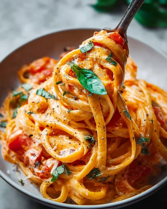 Easy One Pot Creamy Tomato Pasta