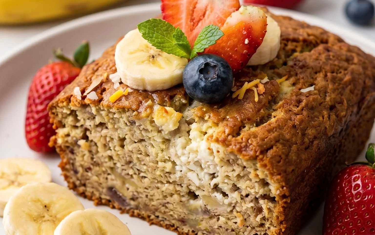 Cottage Cheese Banana Bread