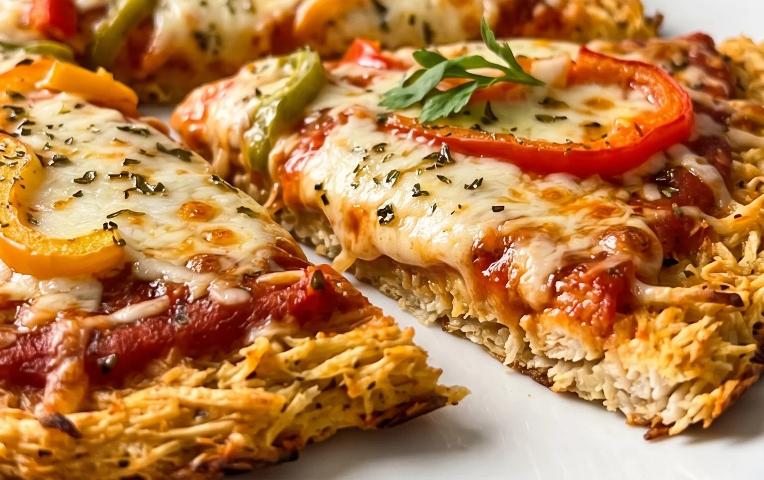 Chicken Crust Pizza (Low Carb + High Protein