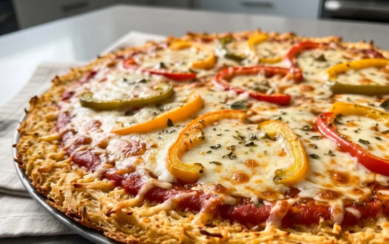 Chicken Crust Pizza (Low Carb + High Protein