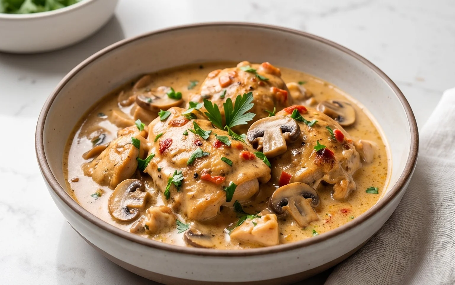 Creamy Mushroom Chicken Recipe