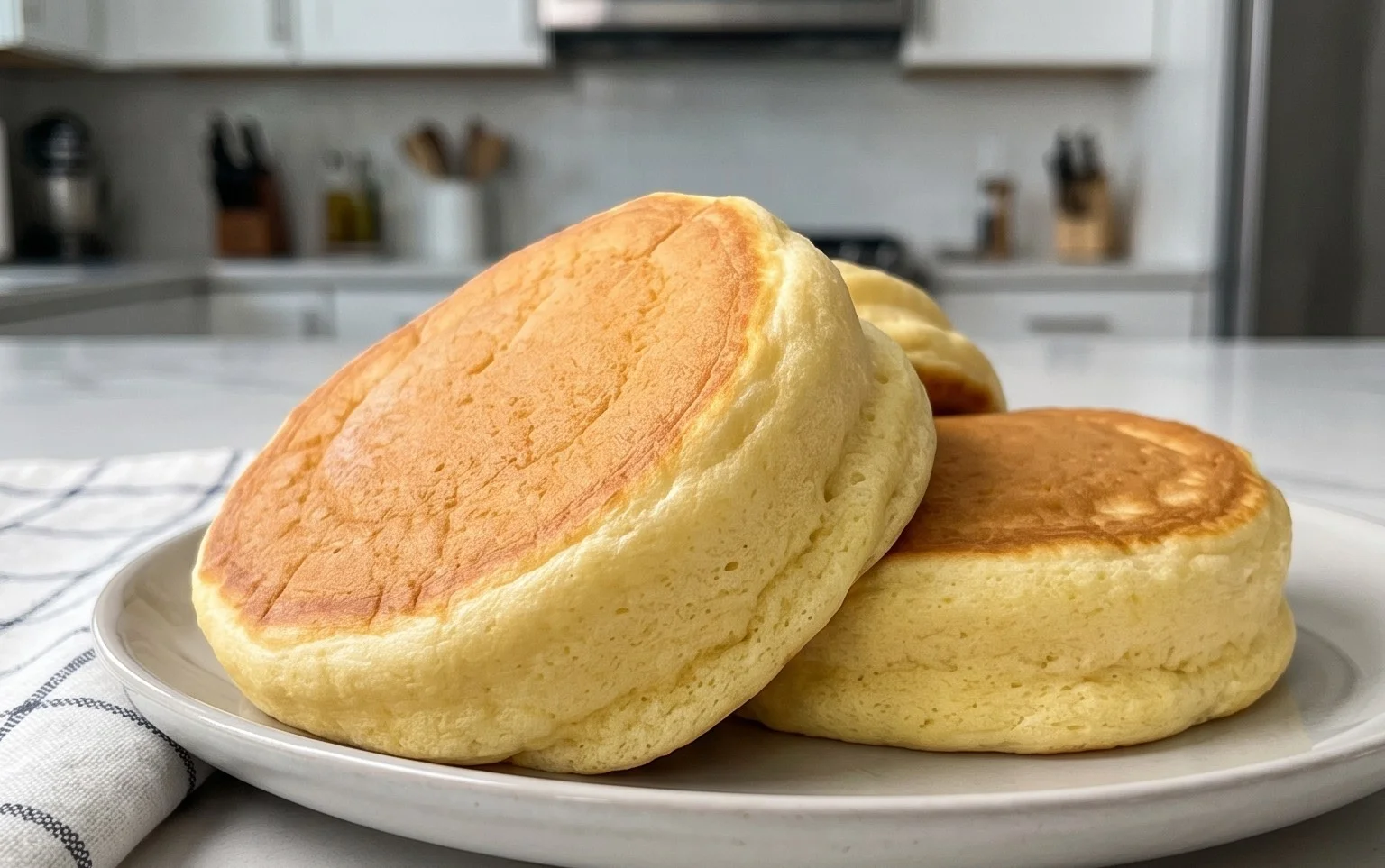 Fluffy Japanese Soufflé Pancakes