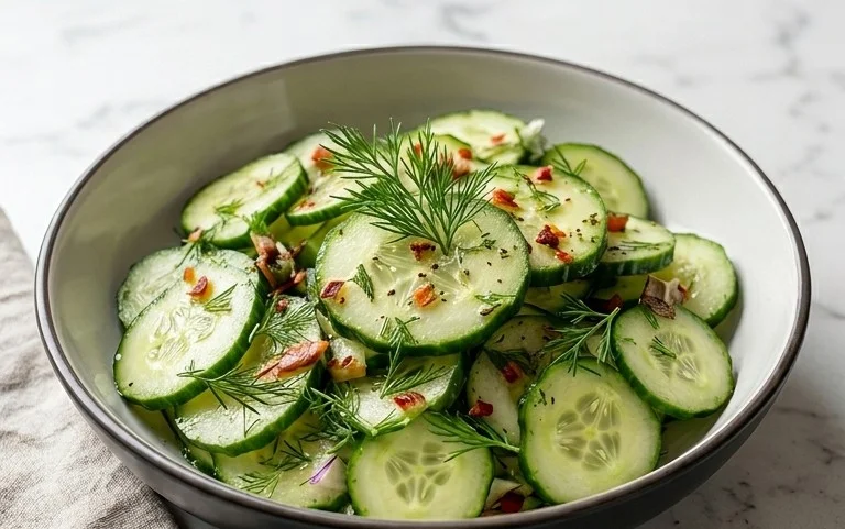 Polish Cucumber Salad
