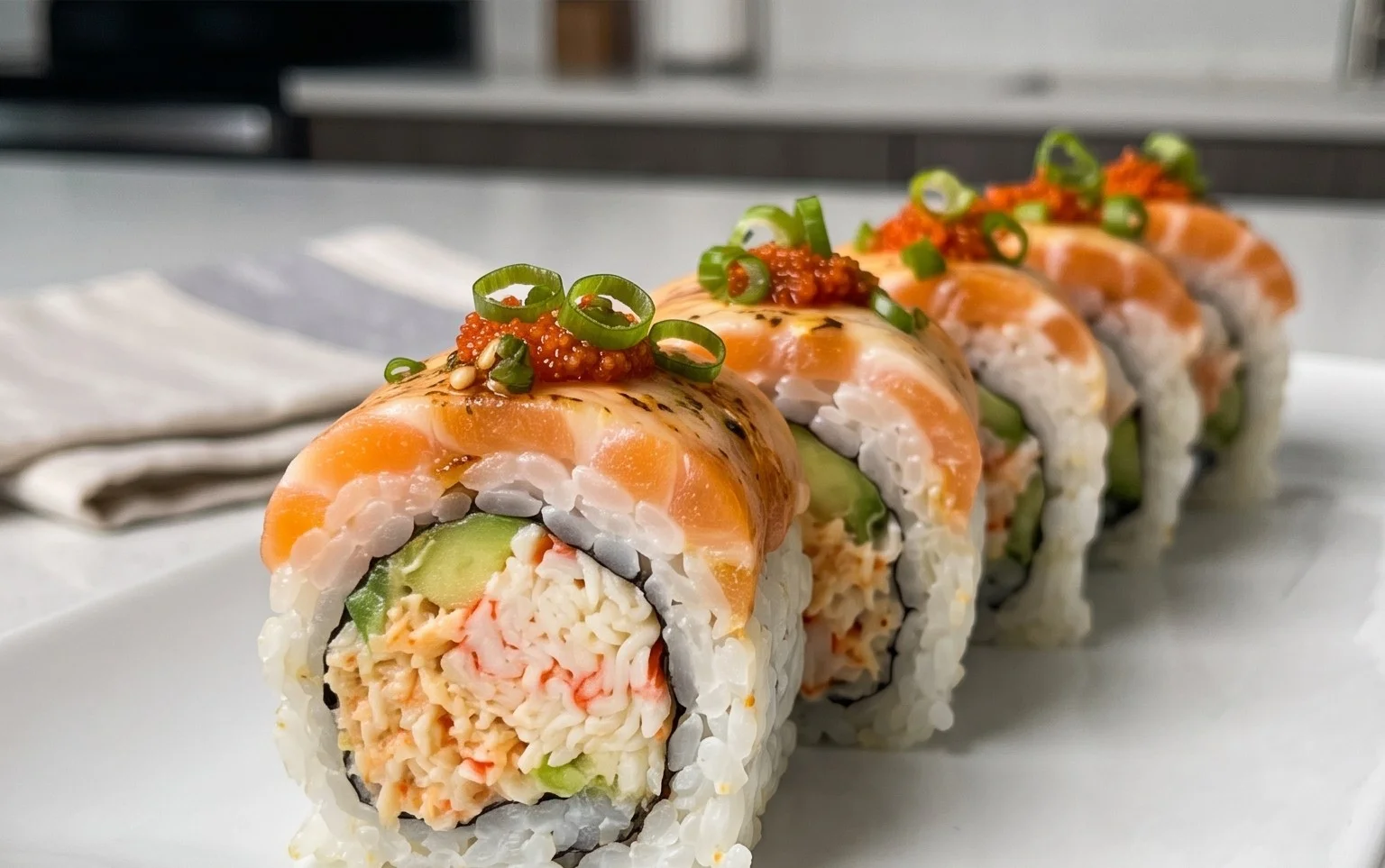 Kani Sushi (Spicy Crab Roll)
