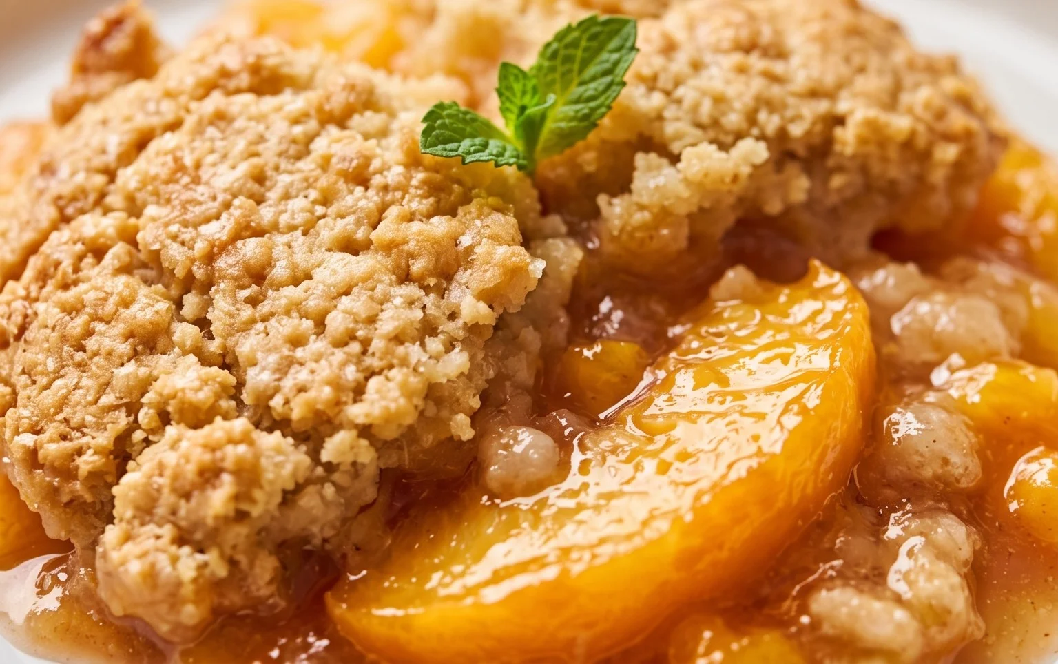 Fresh Peach Cobbler